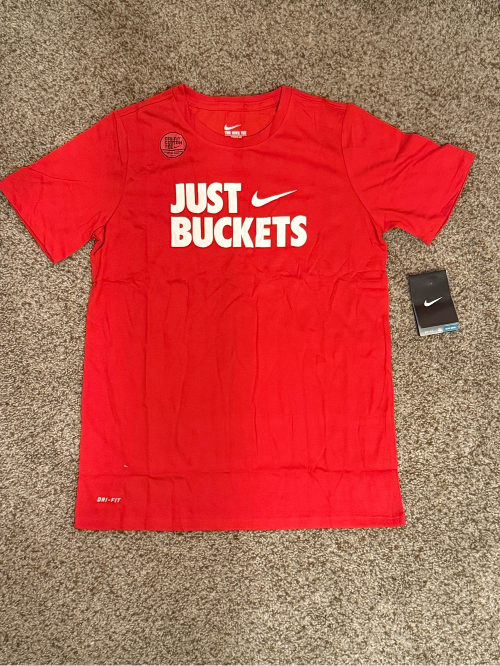 Nike Dri-FIT Stay Cool Top - Red - Large